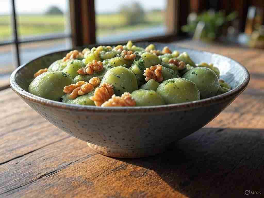 Stamppot van Raapstelen met Walnoten