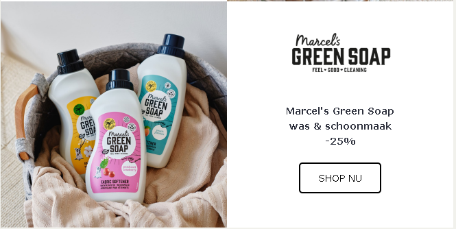 marcels was en schoonmaak 25 korting
